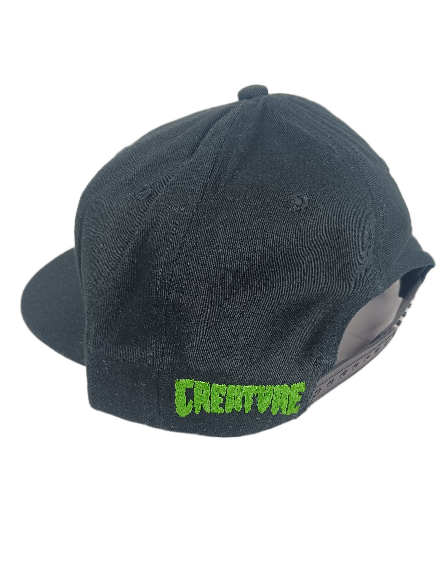 Creature SECURITY Black Green One Size Fits All Vintage Snapback Hat