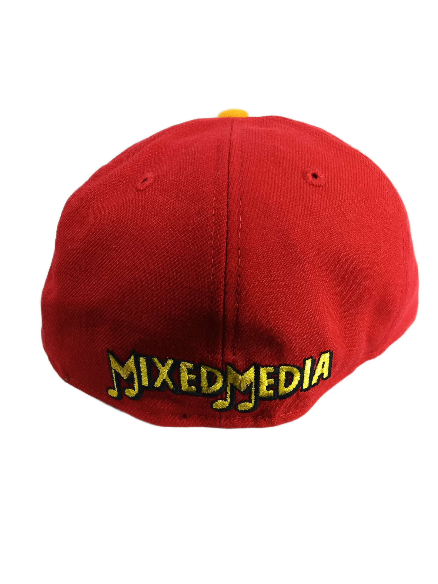The Hundreds X New Era 59Fifty T H Large Thick Logo Black Red Gold Size 7 55.8cm Vintage Fitted Hat