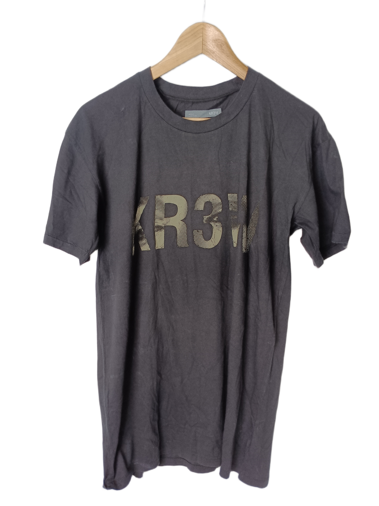 Krew Kr3w Dots Black Grey Mens Size M S/s Vintage Shirt