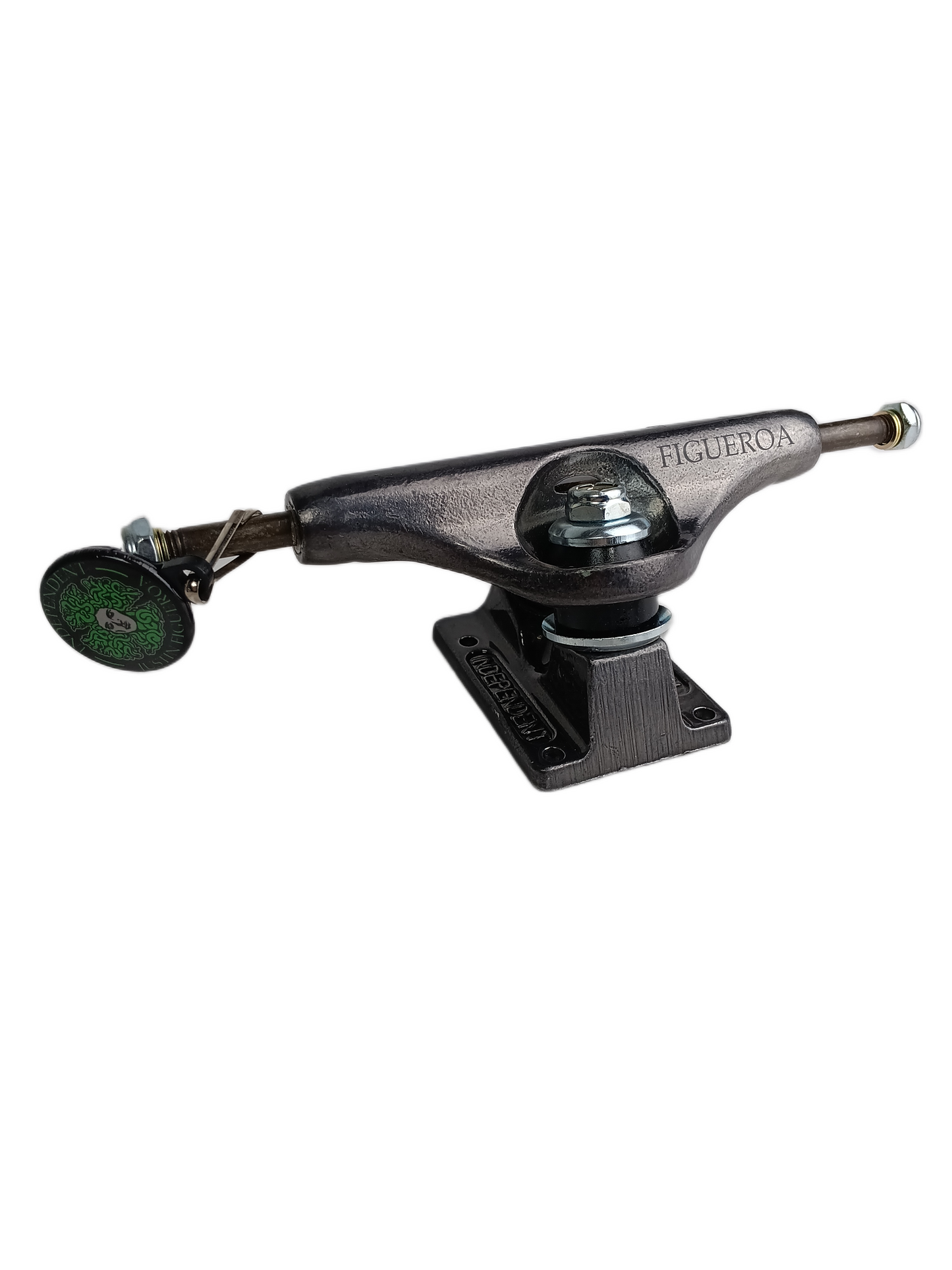 Independent Justin Figueroa Figgy Medusa Black Green Chrome Size 139 Stage 11 Hollow Axle & Kingpin Vintage Trucks