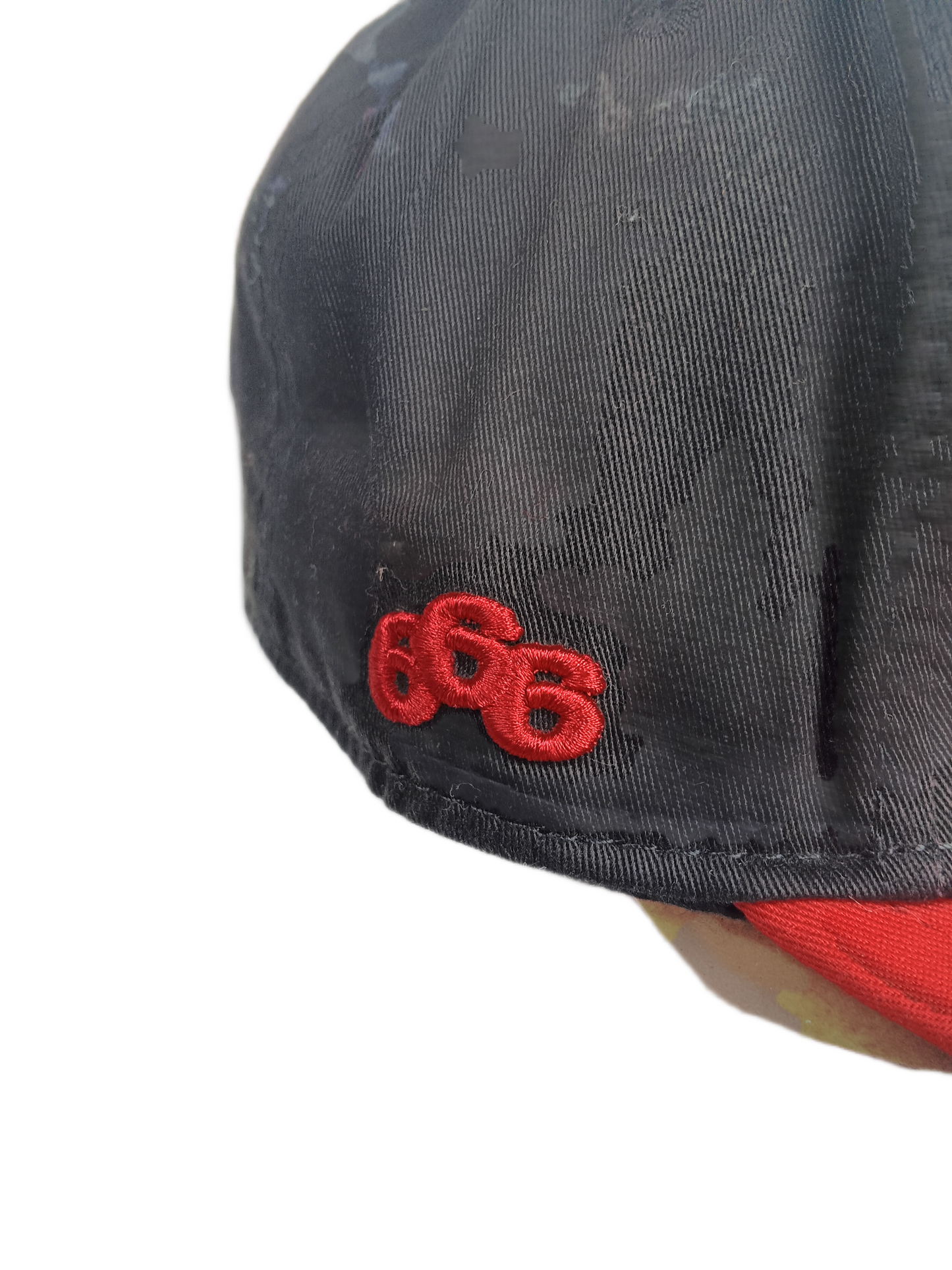 Rogue Status Rob Dyrdek Triple Sixers Black Red White One Size Fits All Vintage Snapback Hat