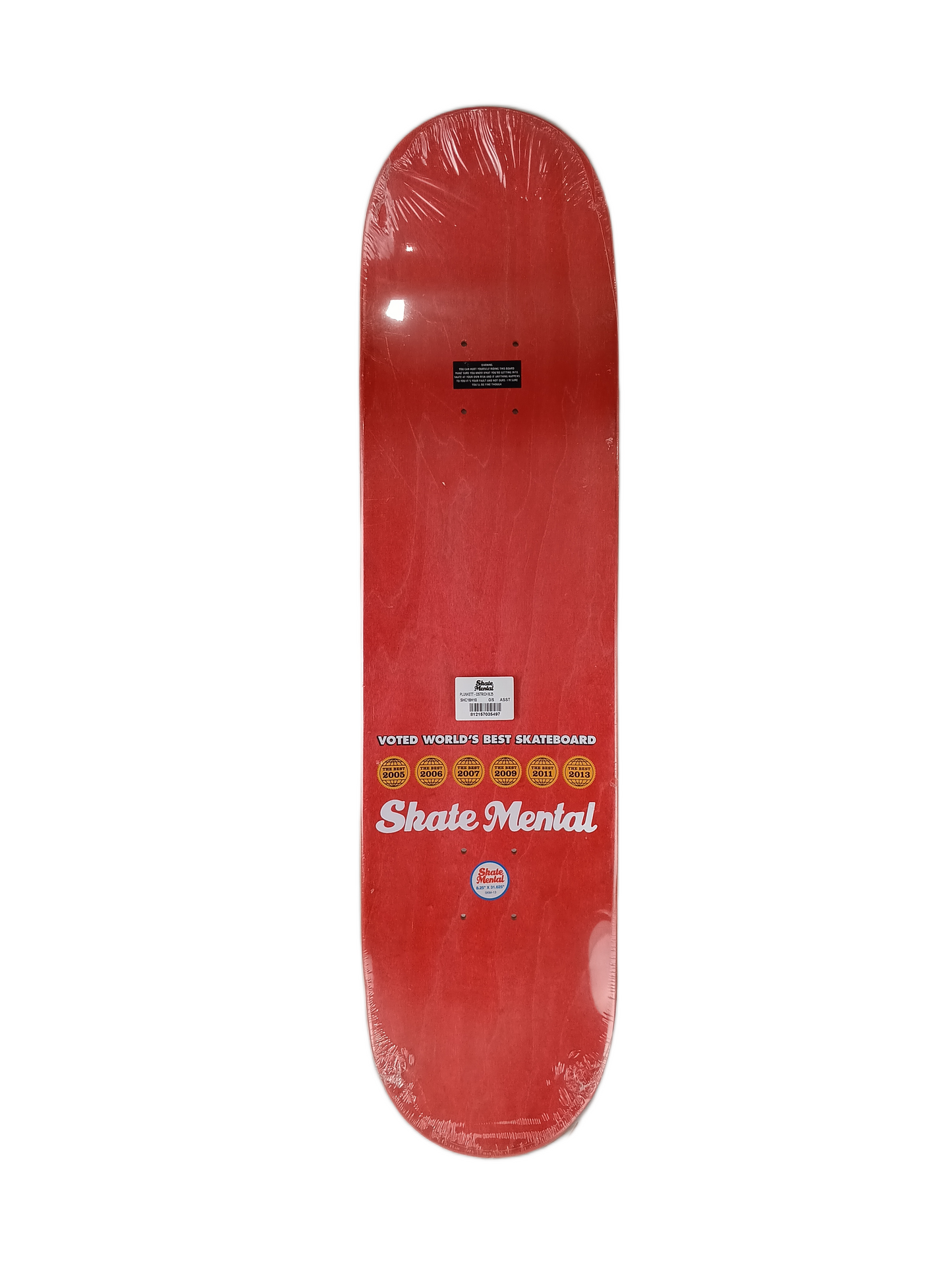 Skate Mental Dan Plunkett Ostrich Red 8.25'' Skateboard Deck