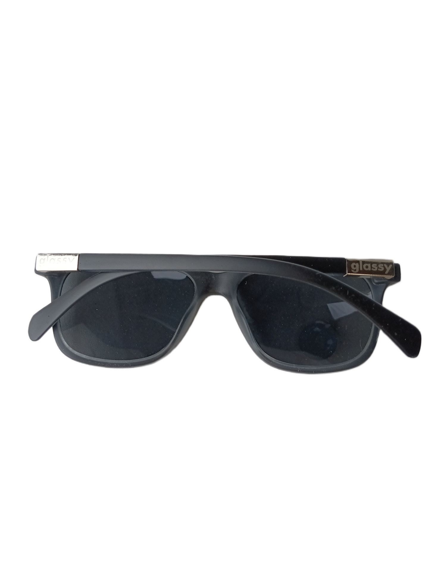 Glassy Brandon Biebel Signature Sunhaters Black Silver Vintage Sunglasses