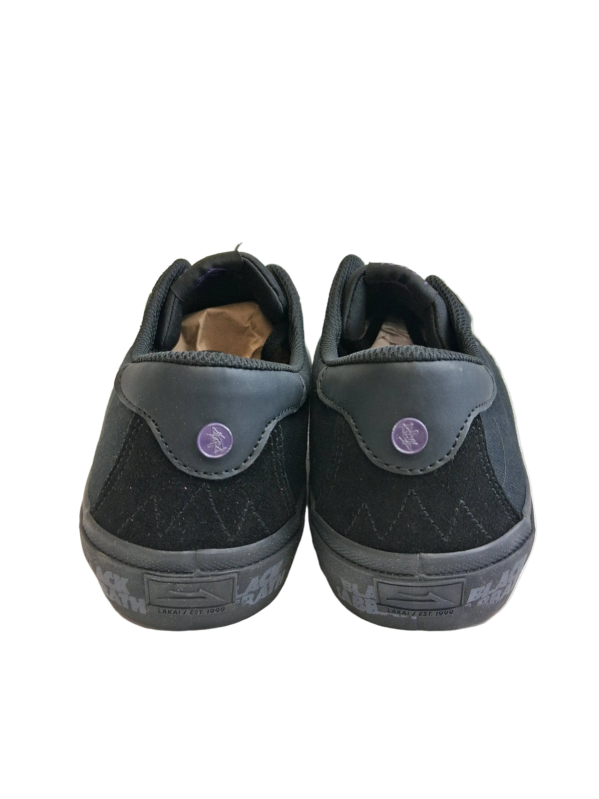 Lakai X Black Sabbath Riley Hawk Riley 3 Black Purple US Mens Size 9 Vintage Sample Shoes