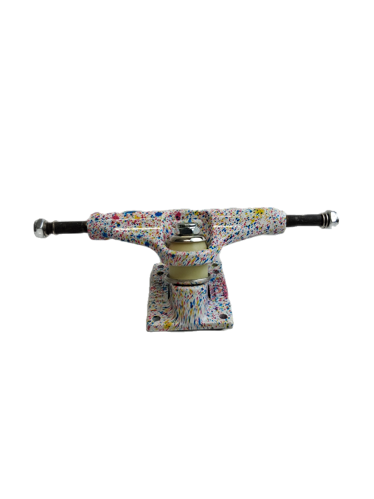 Royal Paint Splatter White Multi 127 5.0 Size 7.75" Axle Vintage NOS Trucks