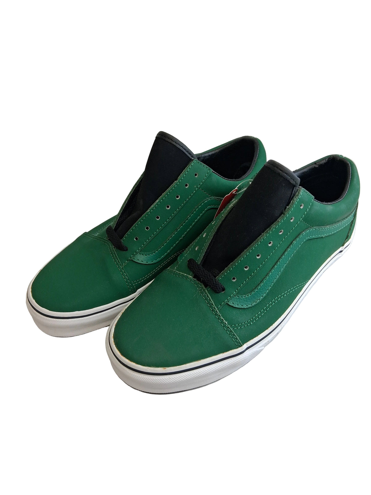 Vans Old Skool W Buck Verdent Green Leather US Mens Size 10 Classic Shoes