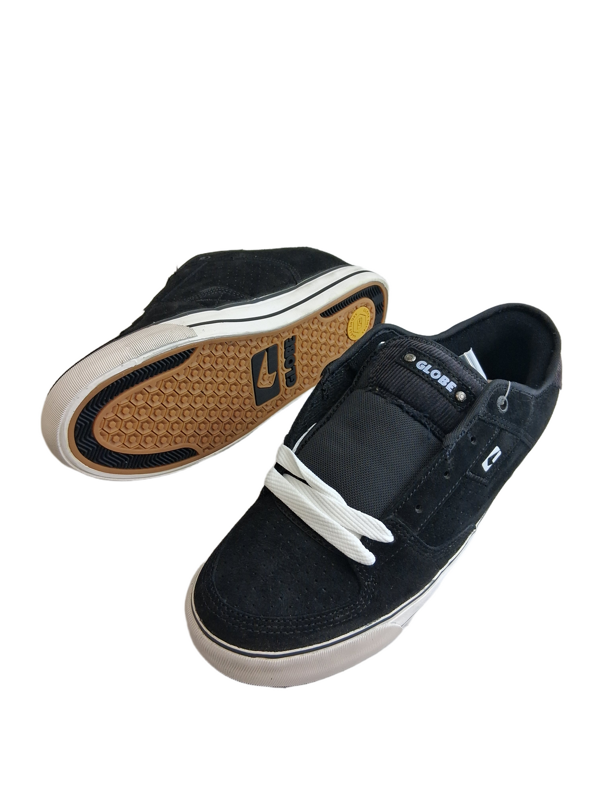 Globe Chris Haslam Sabaton Black White US Mens Size 11 Classic Shoes