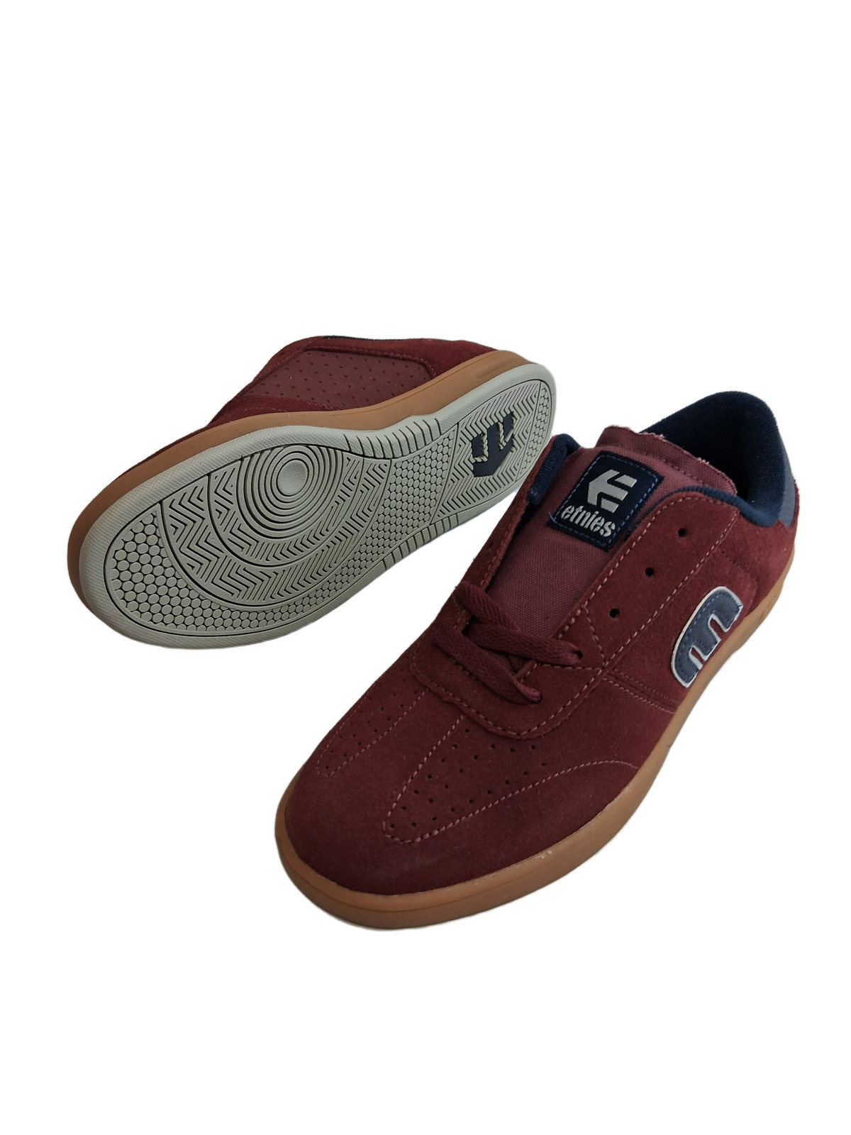 Etnies Lo-Cut Burgundy Gum US Mens Size 7.5 Classic Shoes