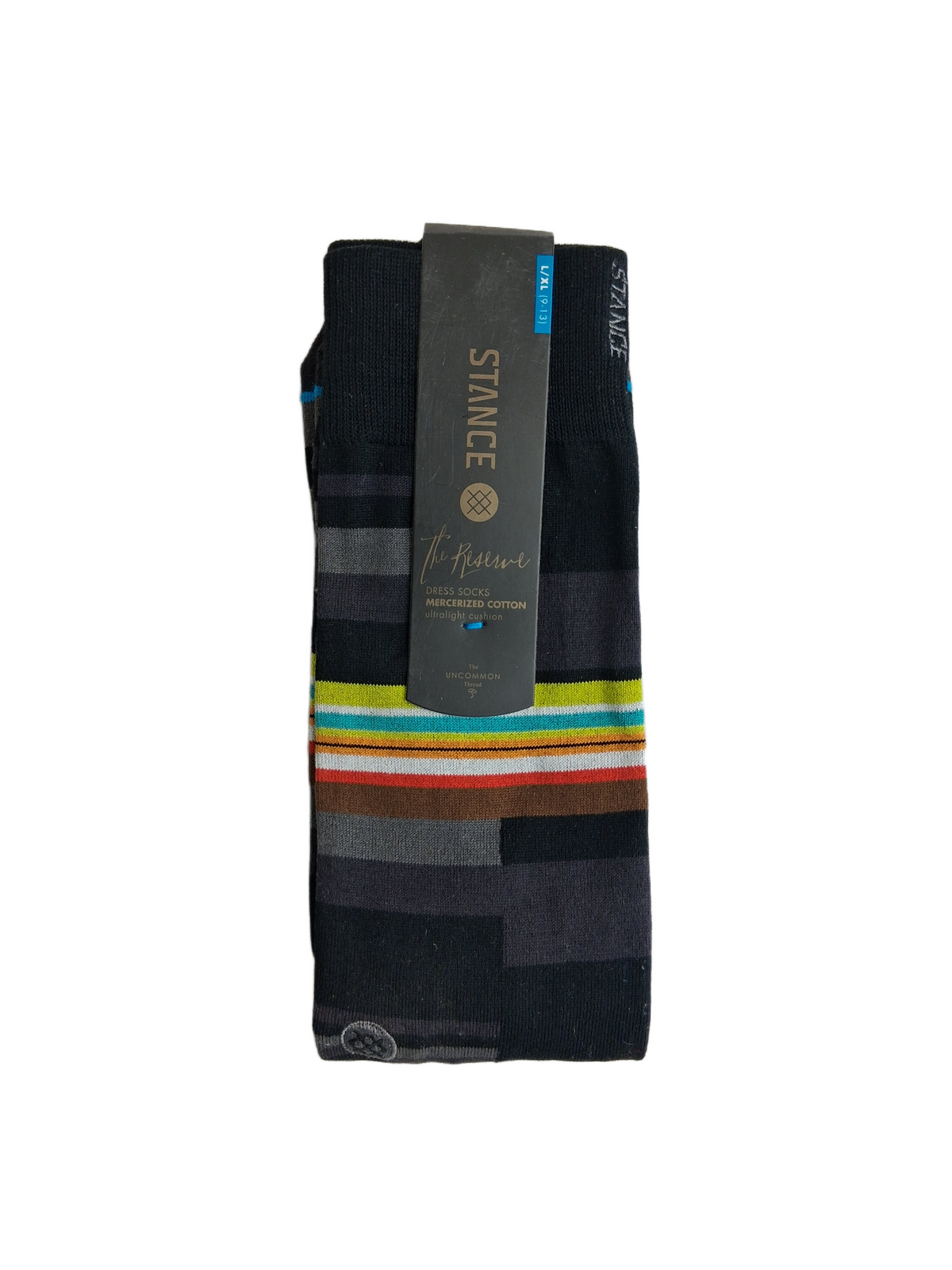 Stance The Reserve Stonewood Black L-XL Vintage Socks