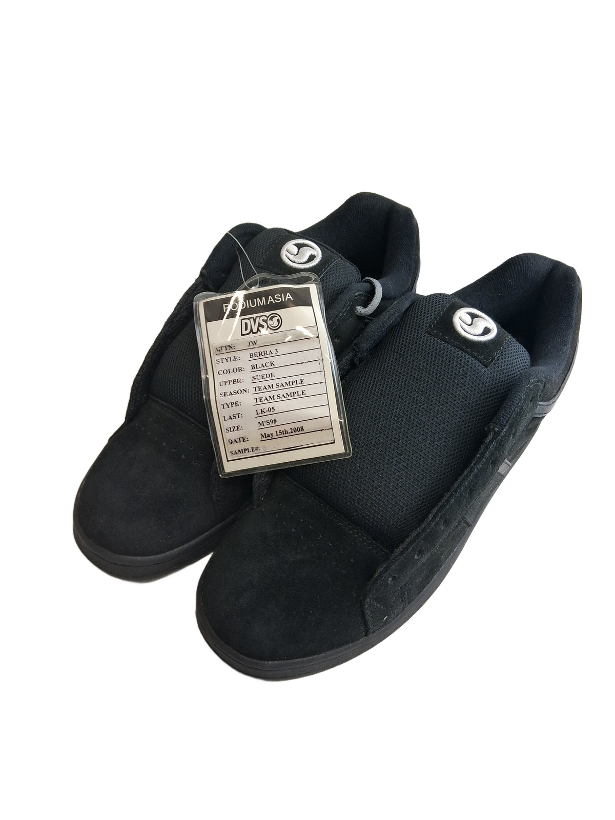 DVS Steve Berra Berra 3 Black Silver Vintage NOS Unreleased Sample Shoes