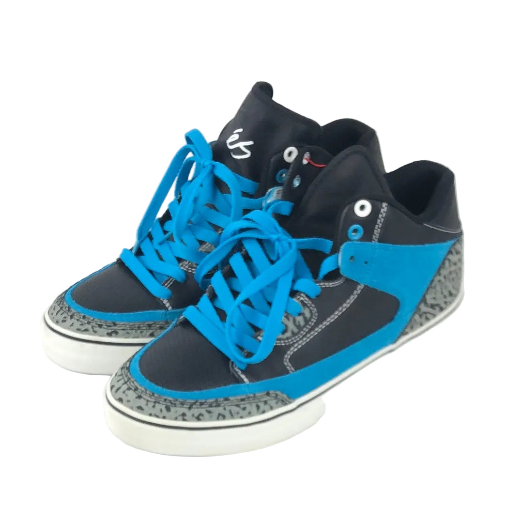 ES Erving Black Grey Blue US Mens Size 11.5 Classic Shoes 2009