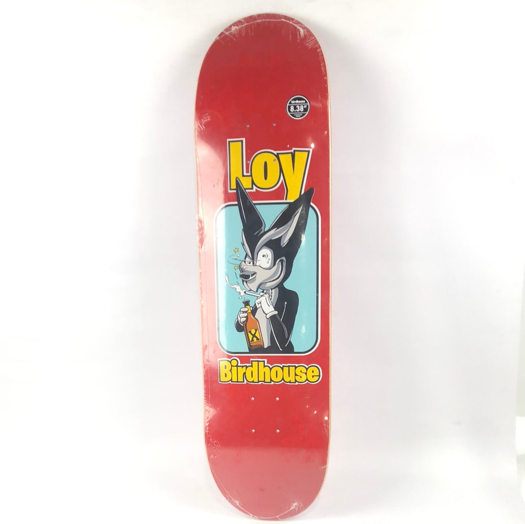 Birdhouse David Loy Beer Cigarette Red/Yellow/Blue 8.38" Skateboard Deck