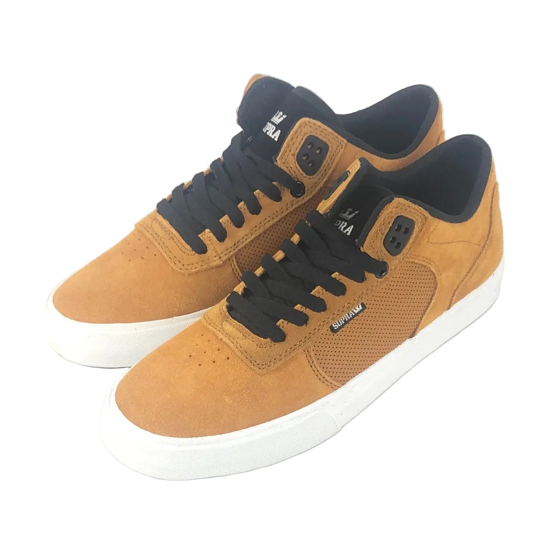 Supra Ellington Vulc Cathay Spice Black White U.S. Mens Size 9.5 Classic Shoes