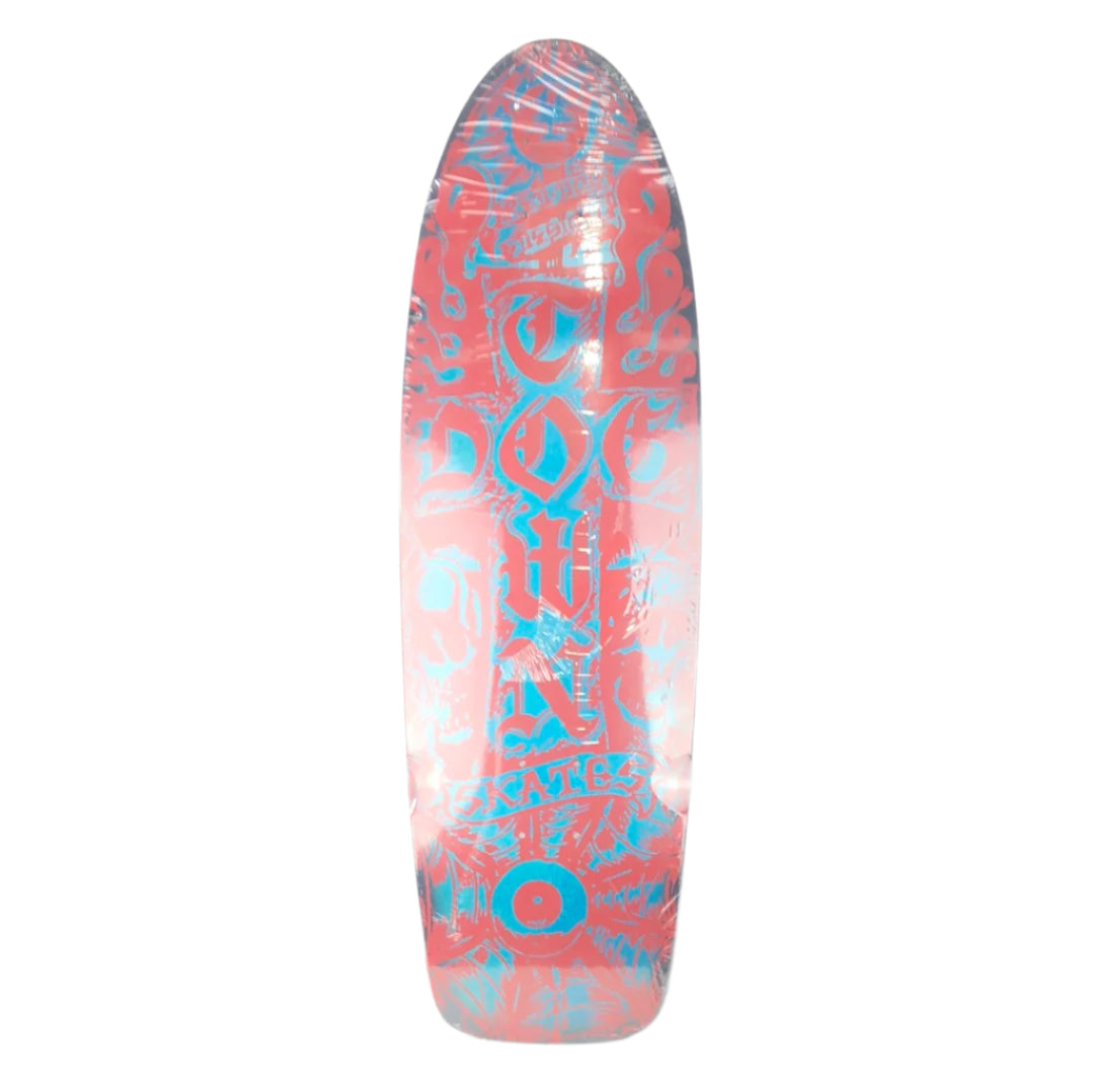 Dogtown Red Dog Designs Cross Eye Marron/Blue 9'' Vintage NOS Deck