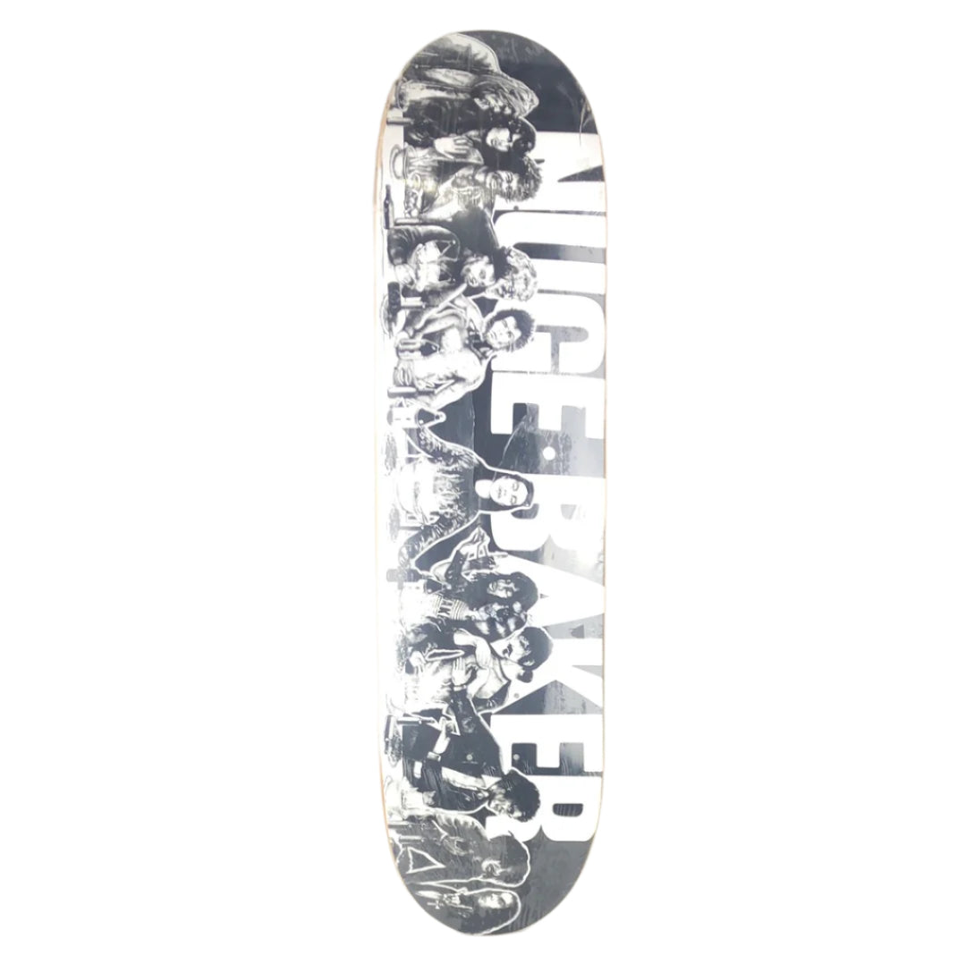 Baker Nuge Last Supper Black/White Size 8.0 Skateboard Deck