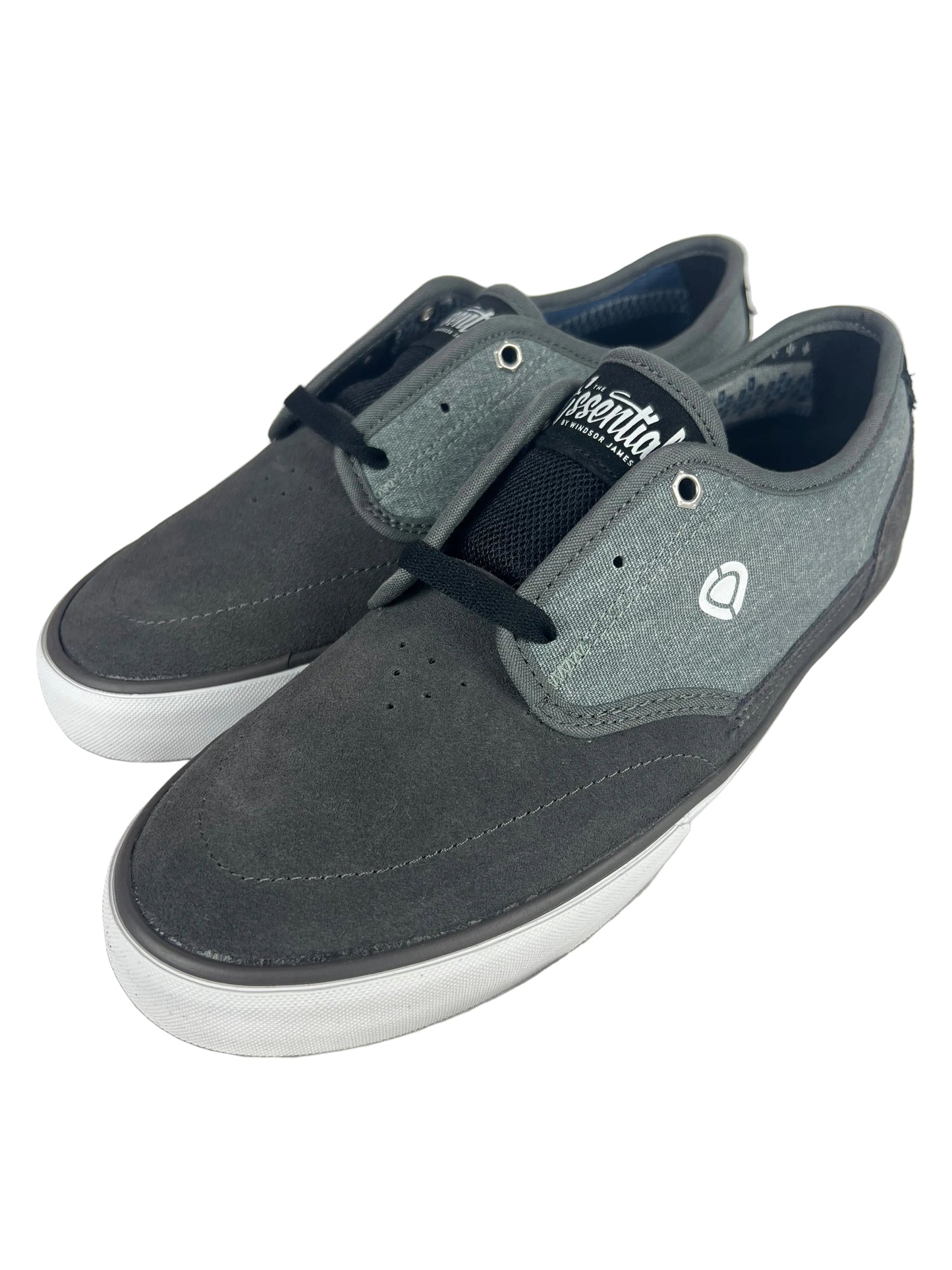 Circa C1rca Essential By Windsor James Dark Hull Black White US Mens Size 8.0 Shoes