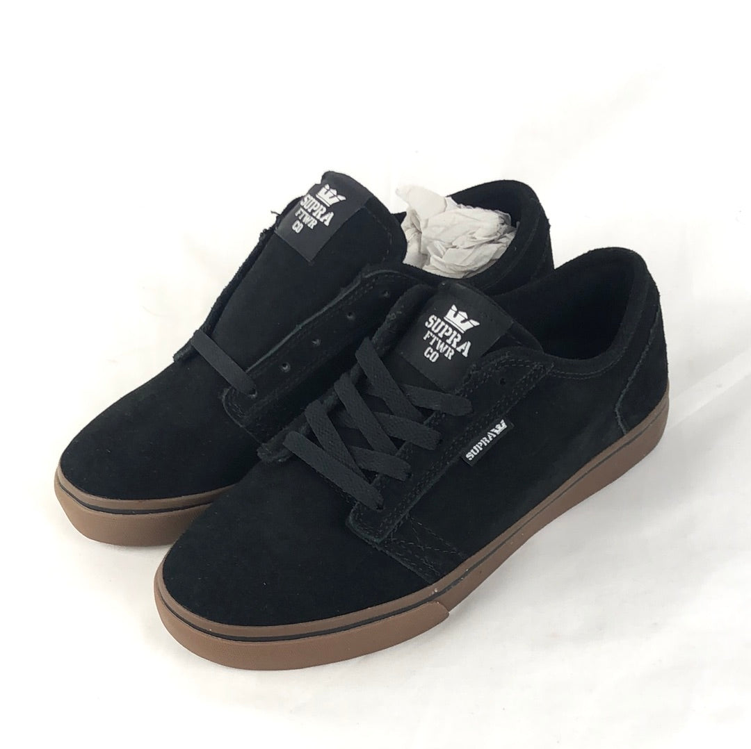 Supra Amigo  Black Suede Gum U.S. Mens Size 7