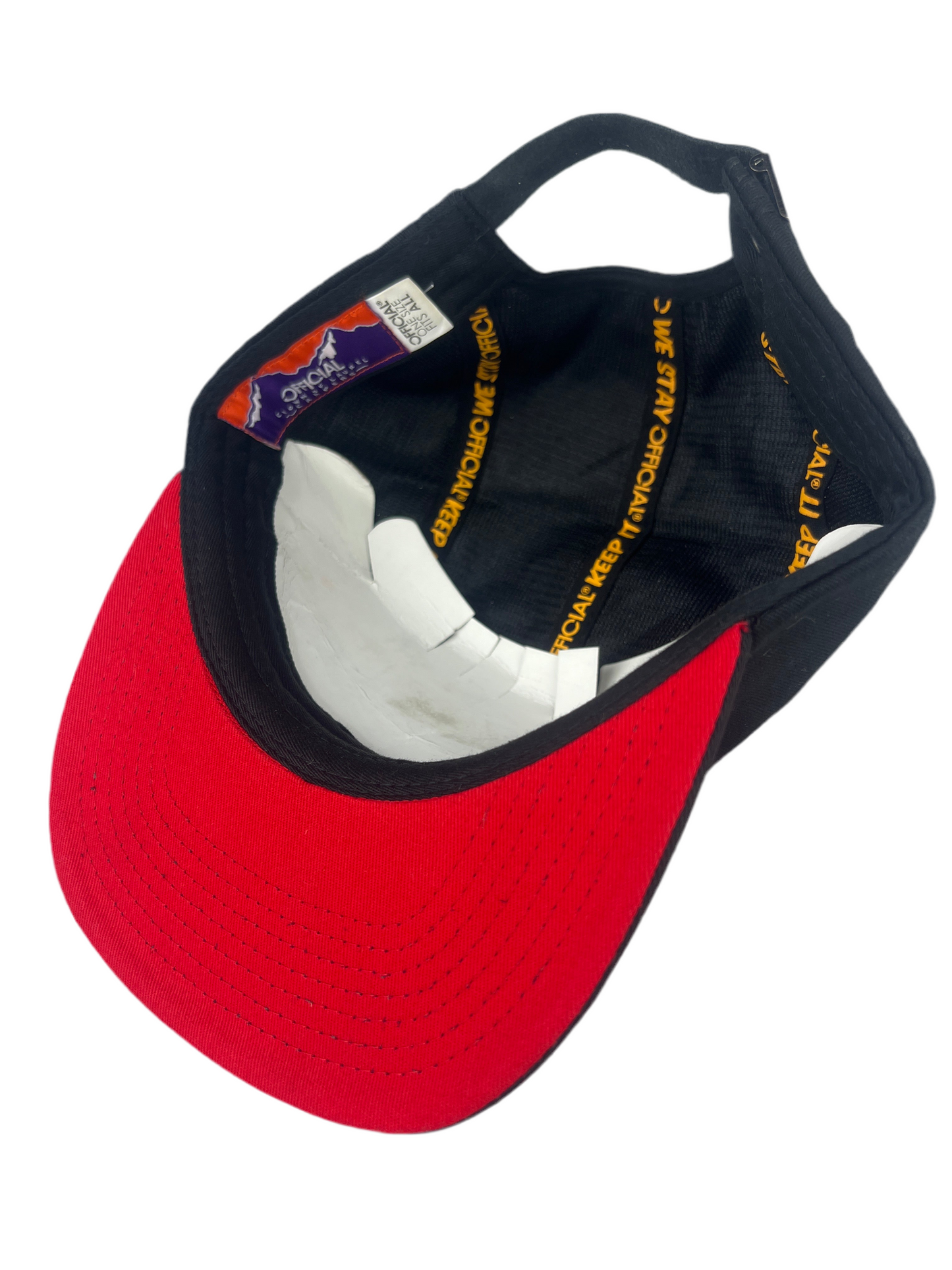 Official X The Skateboard Mag TSM Logo Square Black White Red One Size Fits All Vintage Five Panel Leather Strapback Hat