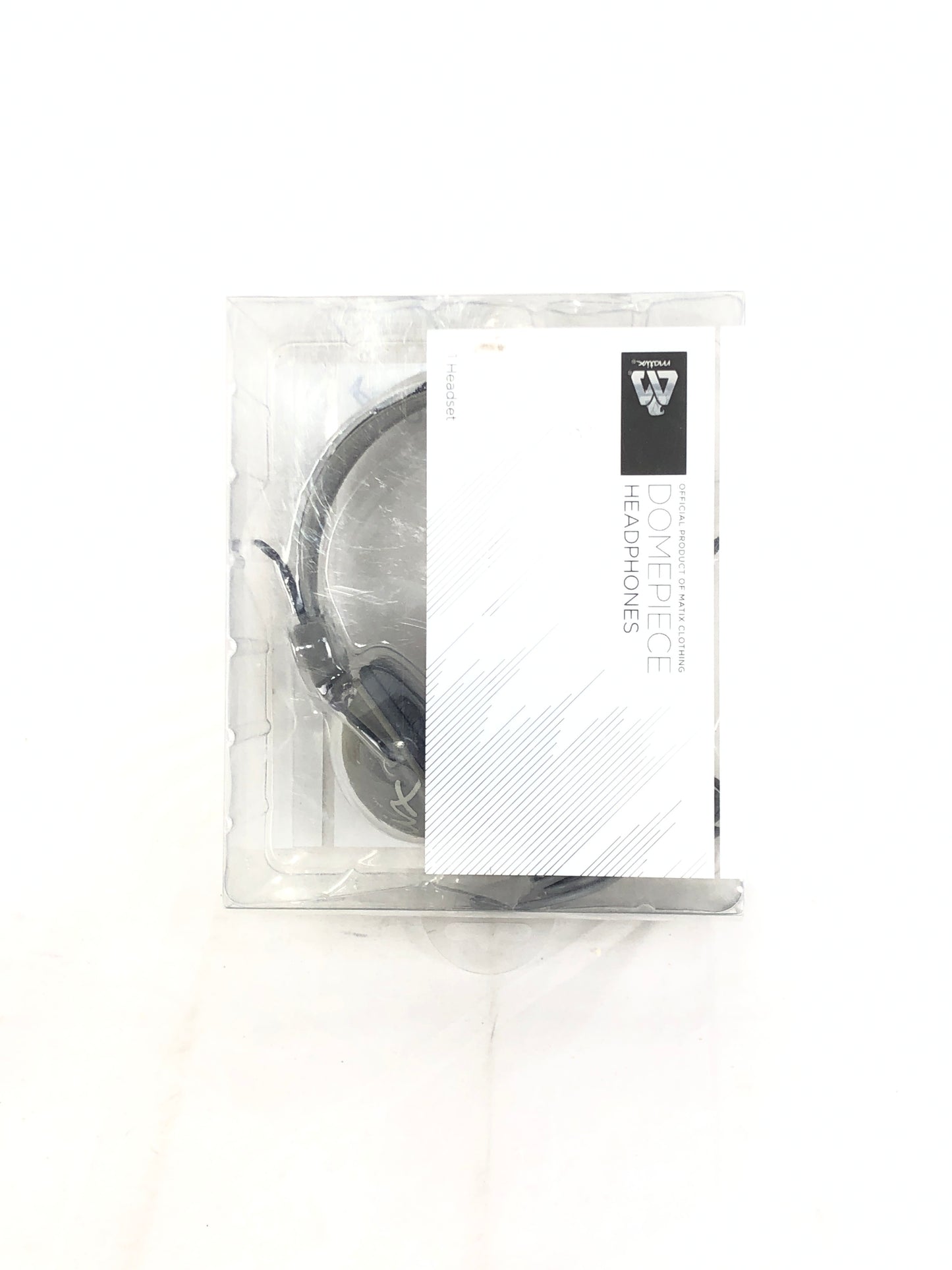 Matix Clothing Domepiece Grey Silver Rubber Headphones