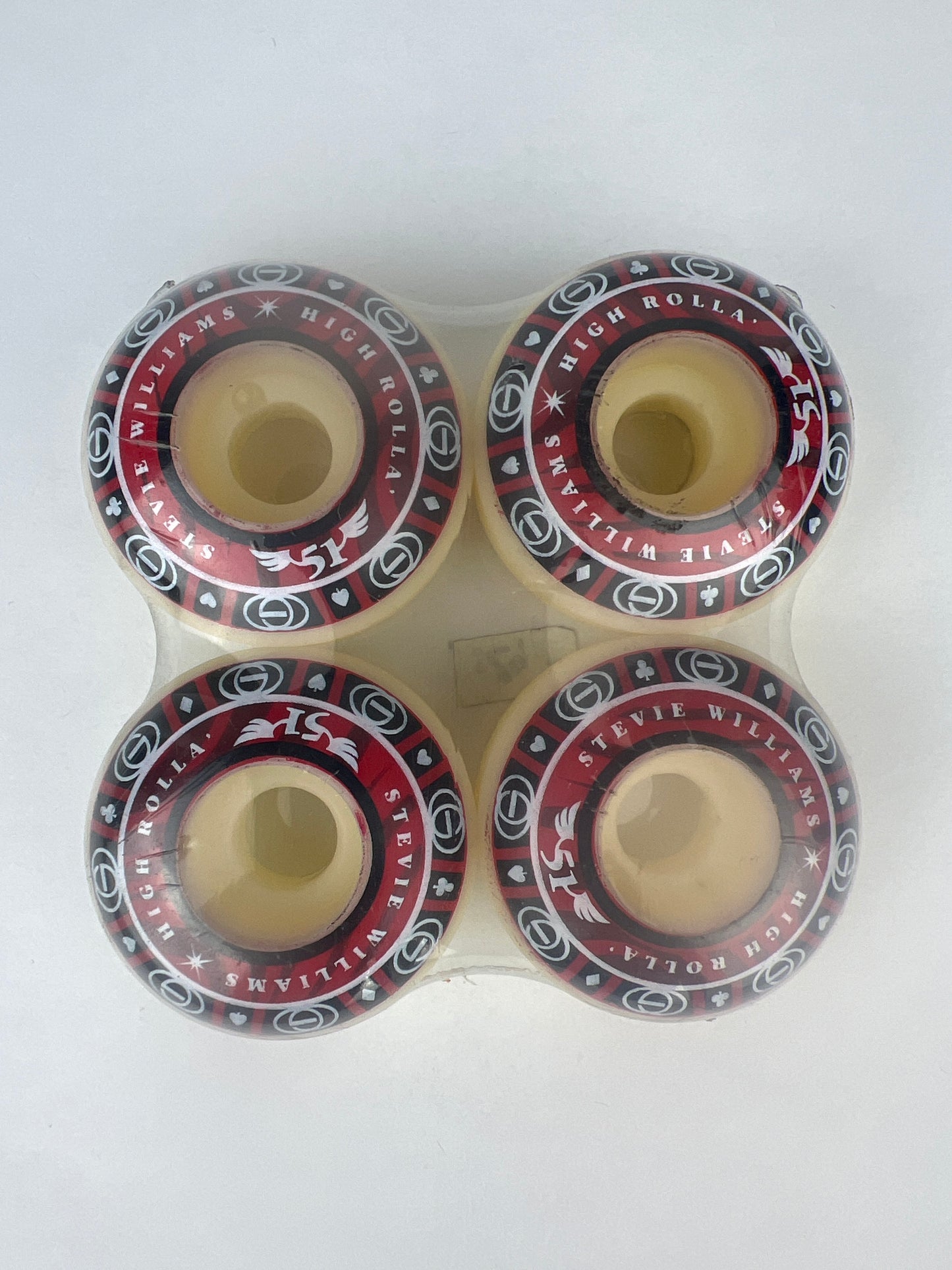 Gold Wheels Stevie Williams High Rolla Black Red White Size 51MM Vintage NOS Wheels