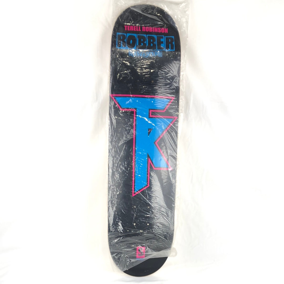 Selfish Terell Robinson Robber TK Rip Off Black/Pink/Blue 8.25" Skateboard Deck