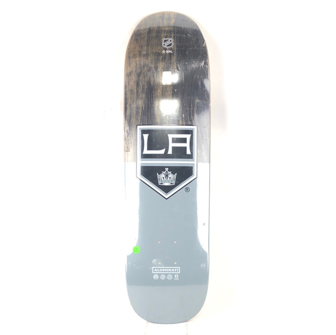 Aluminati X LA Kings Grey/Black 8.5'' Skateboard Deck