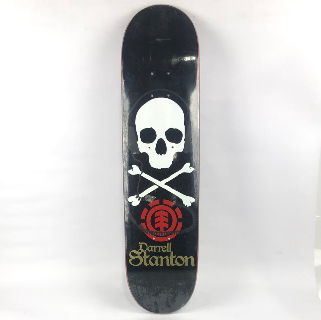 Element Darrell Stanton Cross Bone Black/White/Red 7.8'' Skateboard Deck