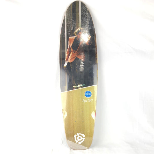 Stereo Agent 547 Co-Captain Picture Multi Color Size 8.5 Shaped Skateboard Deck 2007