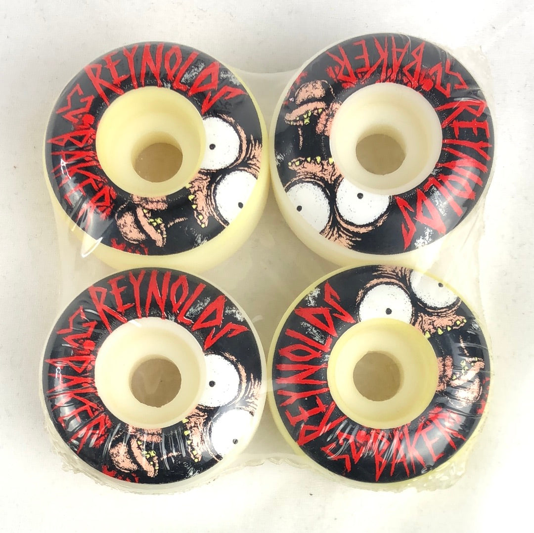Baker Andrew Reynolds Face Black Red White 52mm NOS Skateboard Wheels