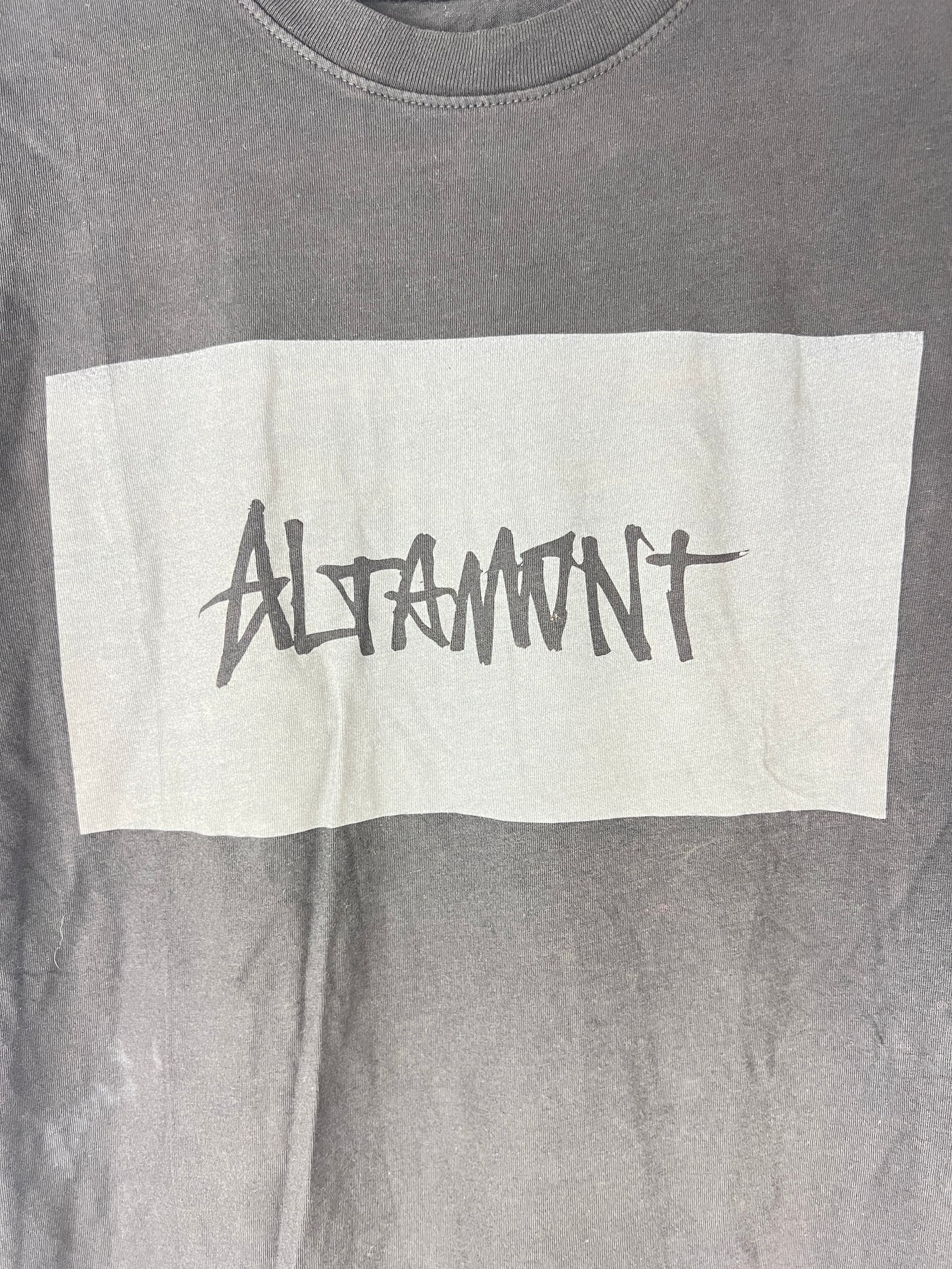 Altamont Blank Label Black Grey Size M S/s Vintage Shirt