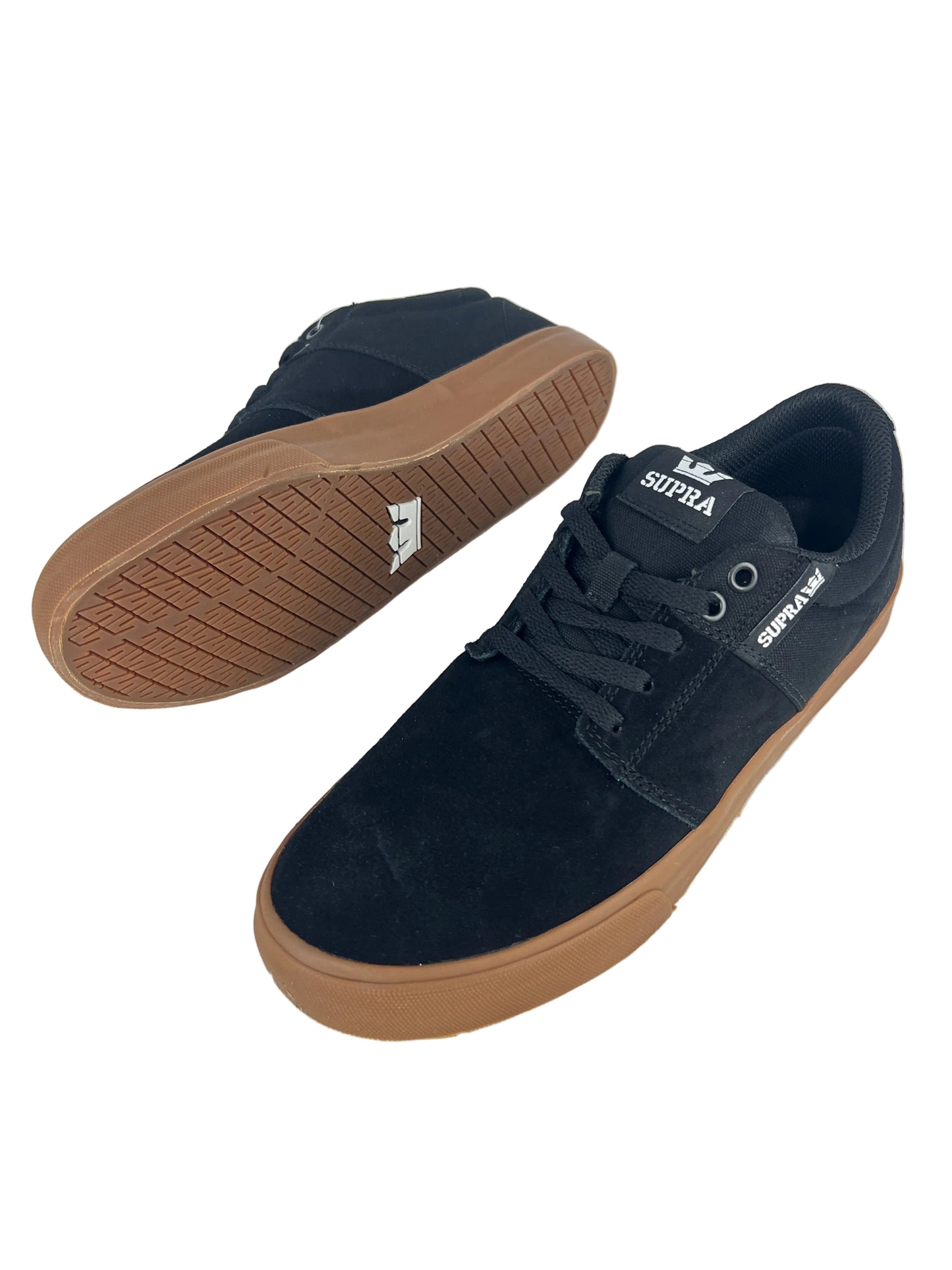 Supra Stacks Vulc II Black Gum US Mens Size 9.5 Classic Shoes