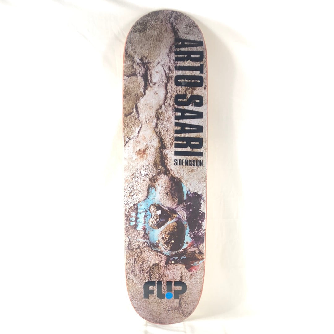 Flip Arto Saari Side Mission Brown/Blue 8.75" Skateboard Deck