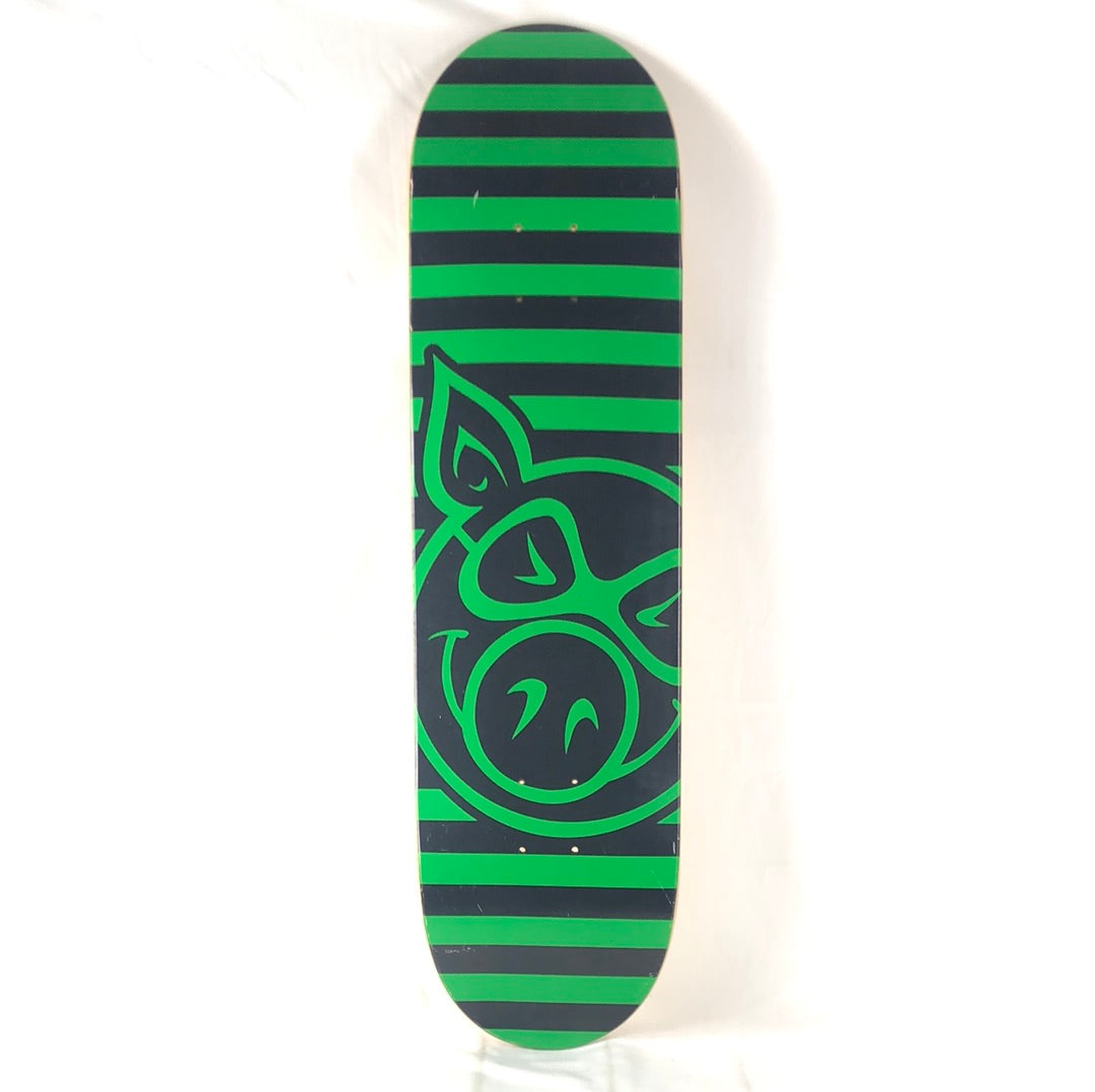 Pig Wood Team Green/Black 8.1" Skateboard Deck