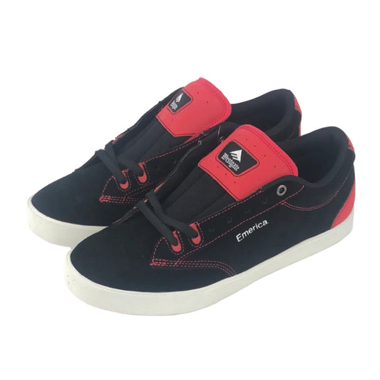 Emerica The Flick Black/Red US Mens Size 10.5 Shoes