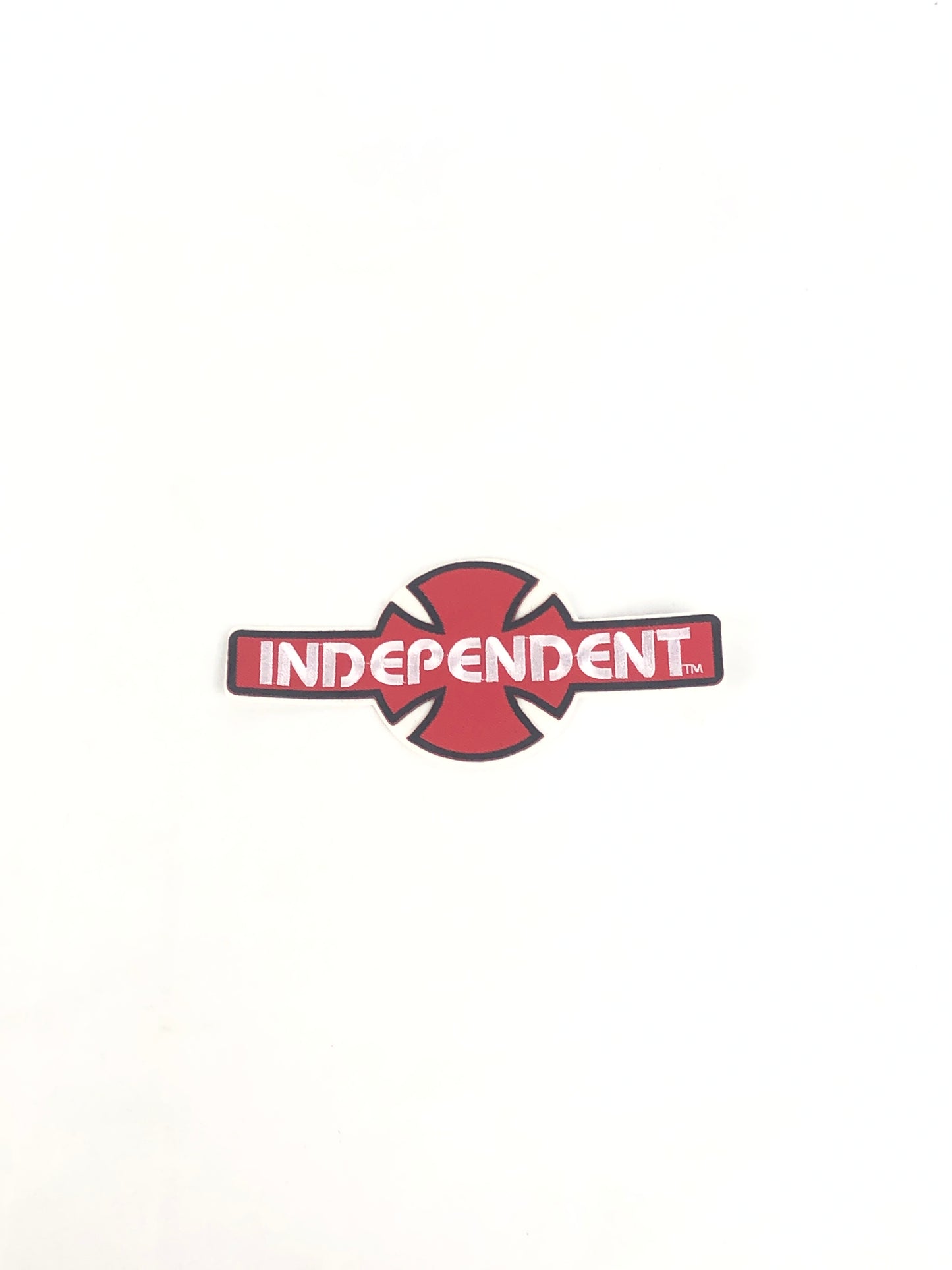 Independent Truck Company Logo Black Red White 6" x 2.5" Sticker Patch