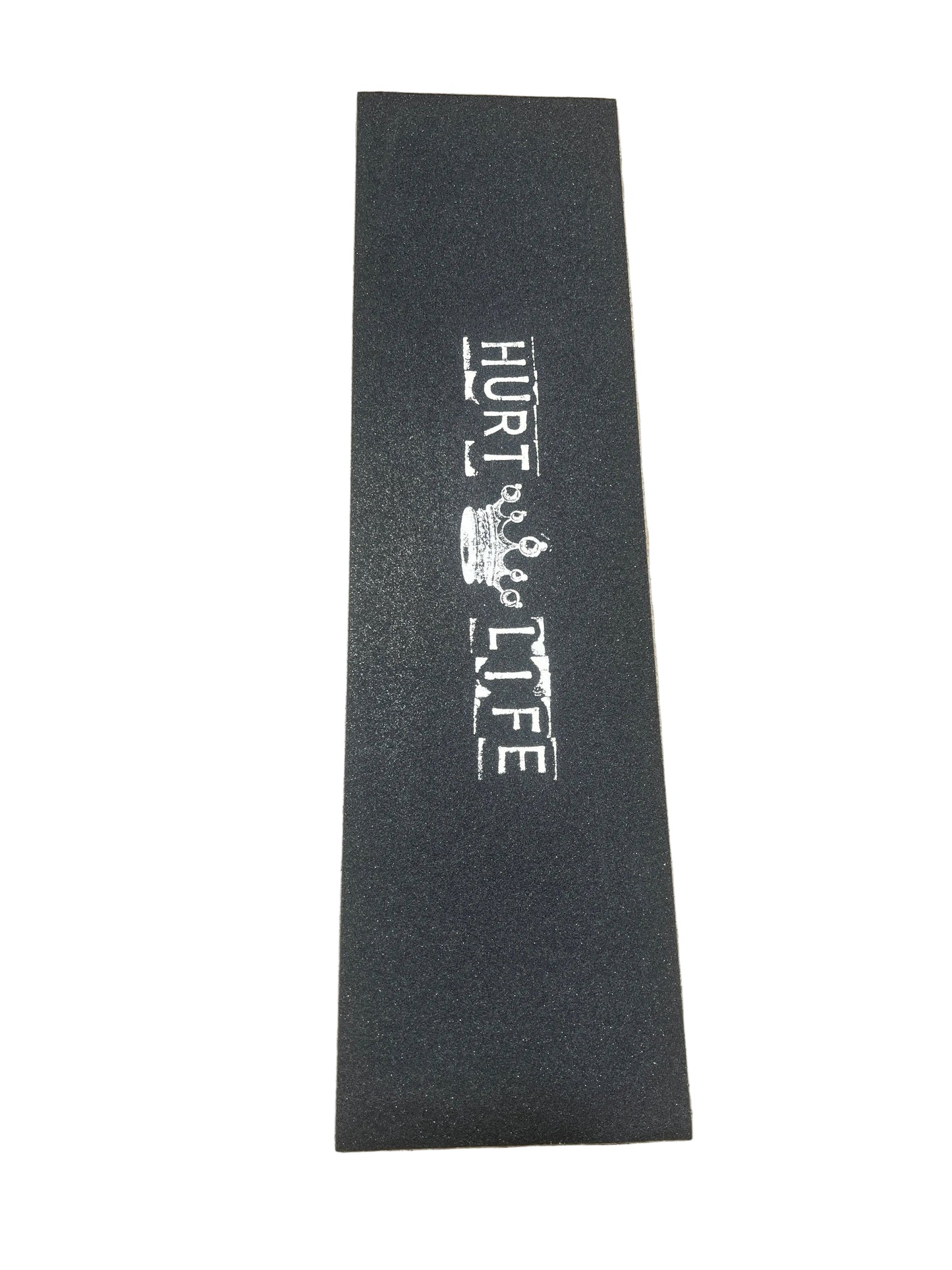 Hurt Life King's Crown Stencil Black White Premium Griptape