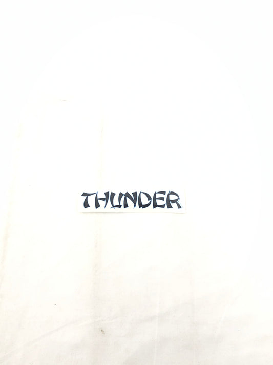 Thunder Trucks Logo Clear Black Blue 5" x 1.1" Sticker