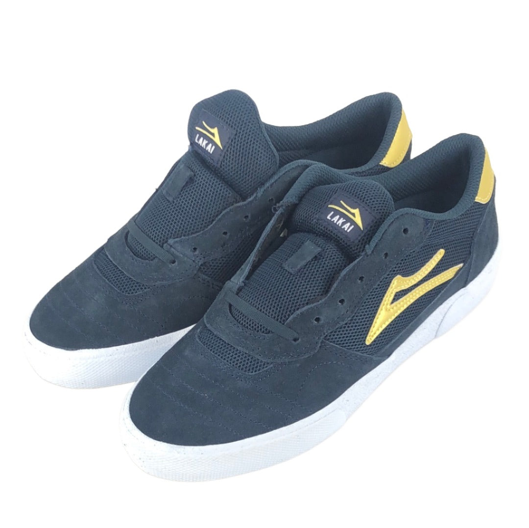 Lakai Cambridge Navy Gold Suede U.S. Mens Size 8.5