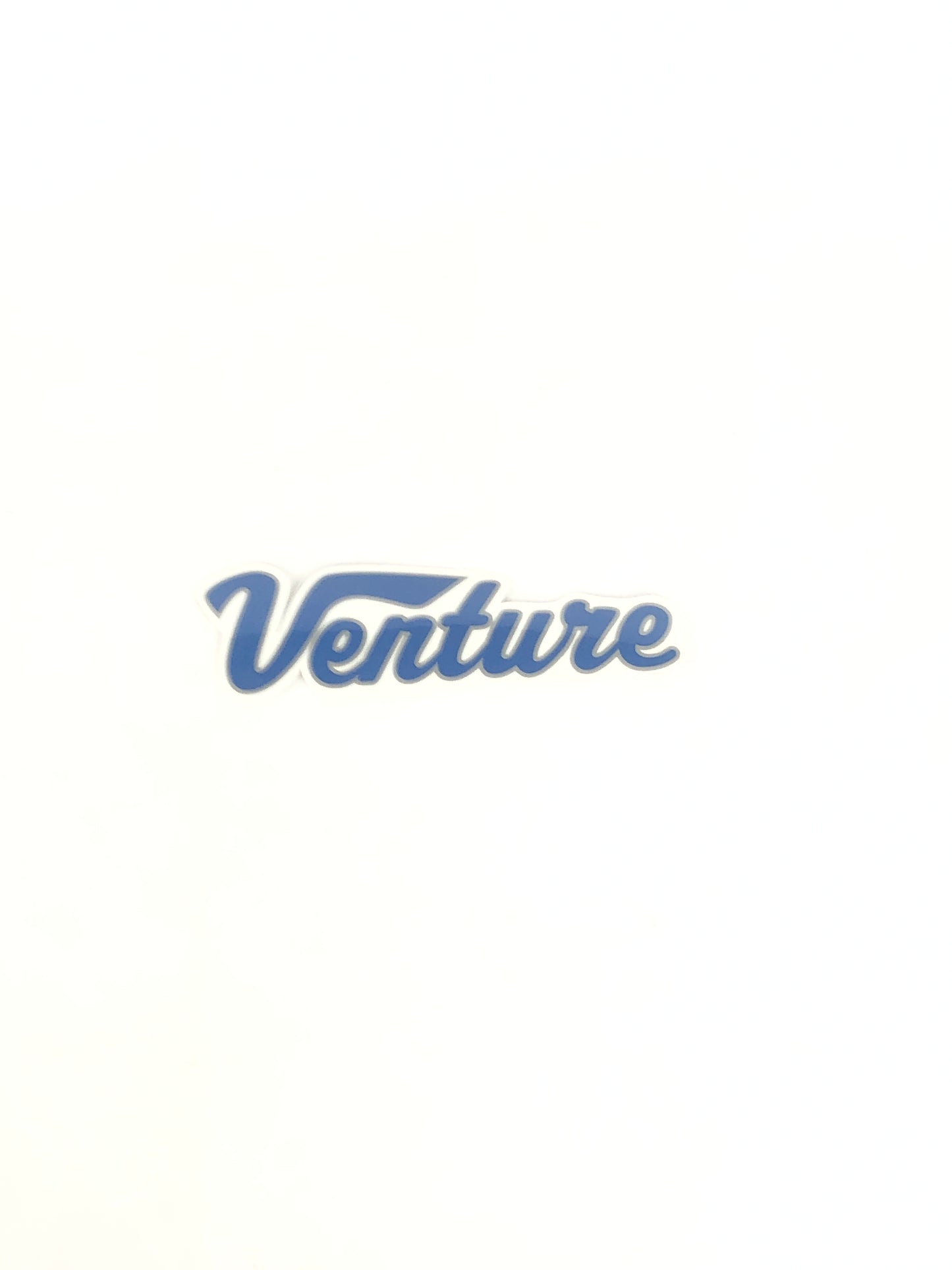 Venture Truck Company Clear Blue 7" x 2" Sticker
