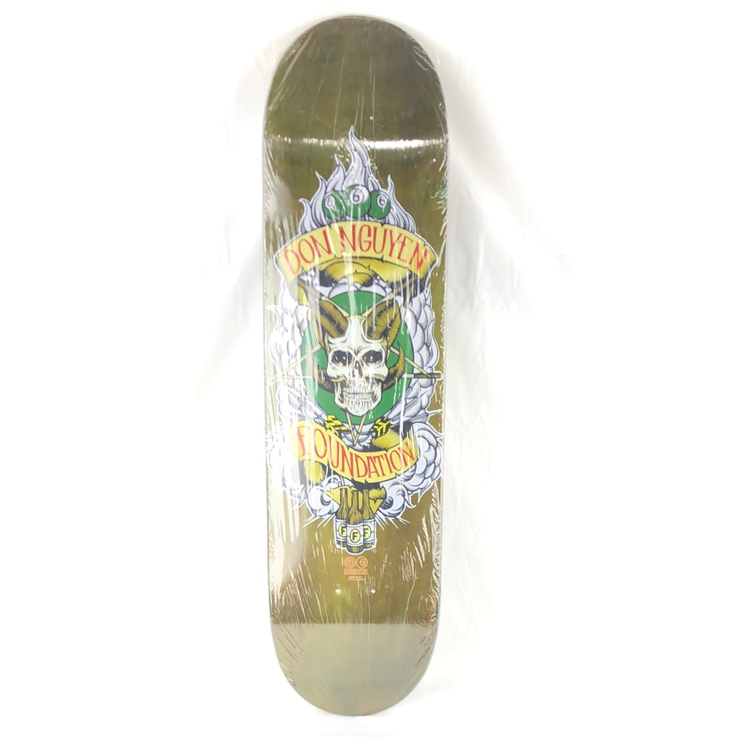 Foundation Don Nguyen Skull Horn Multi 8.12'' Skateboard Deck