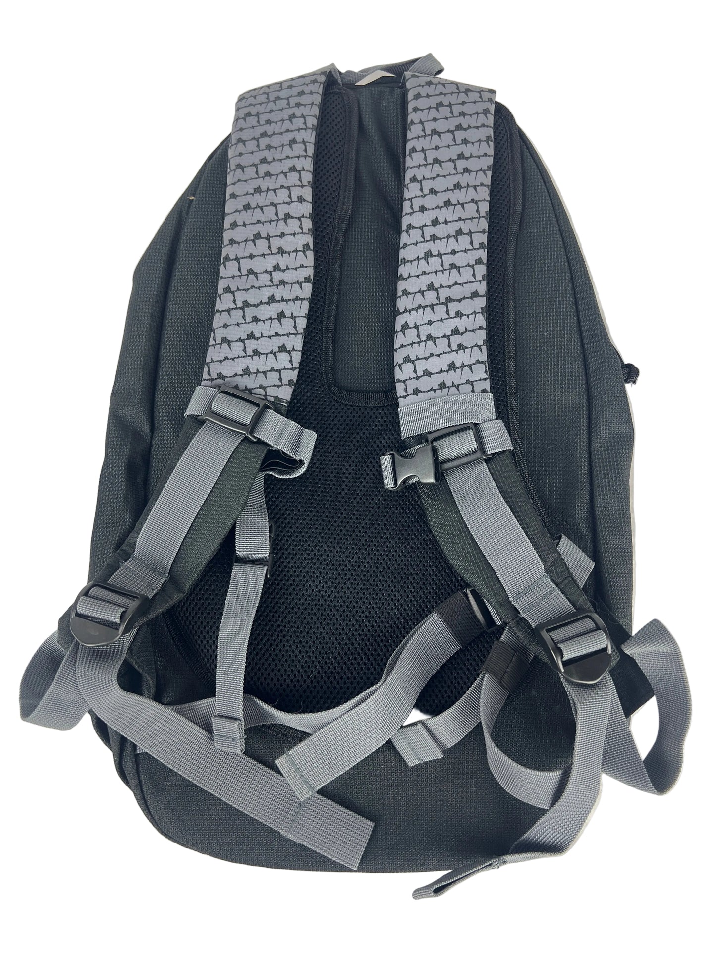 Popwar Black Grey Green Vintage NOS Backpack With Skateboard Holder