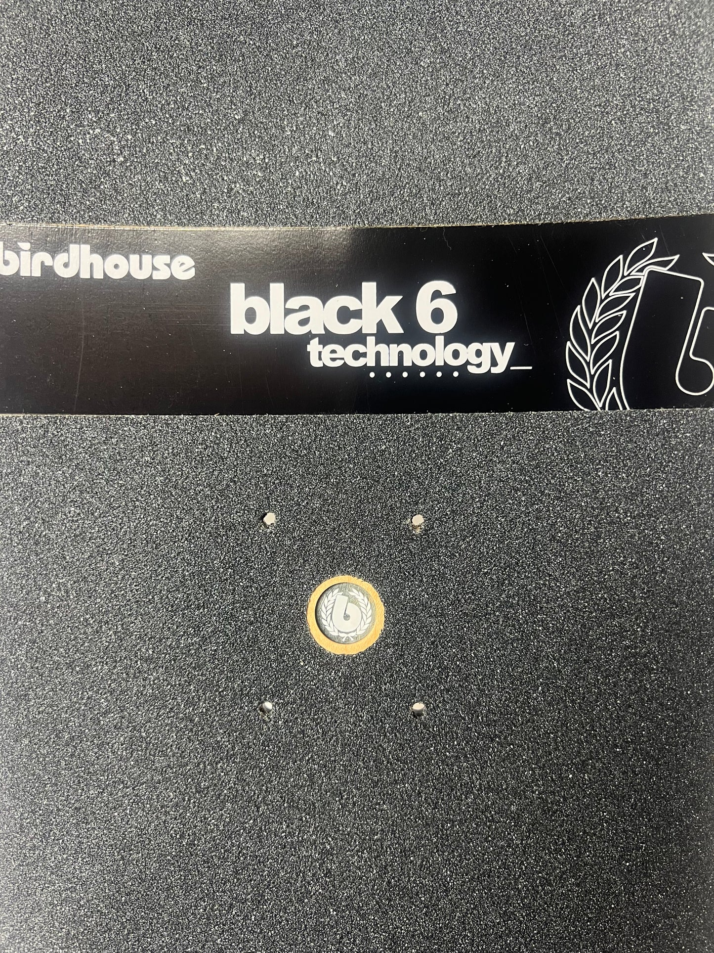 Birdhouse Matt Ball 2007 Skull And Snakes Black 6 Size 8.3" Un-Released Vintage NOS Sample Deck