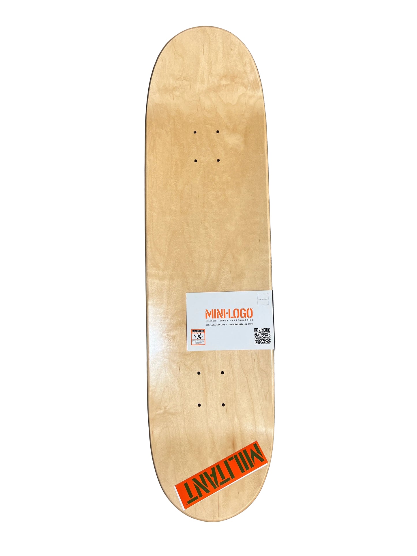 Powell Peralta Mini Logo Chevron White Natural Size 8.75" Vintage NOS Deck