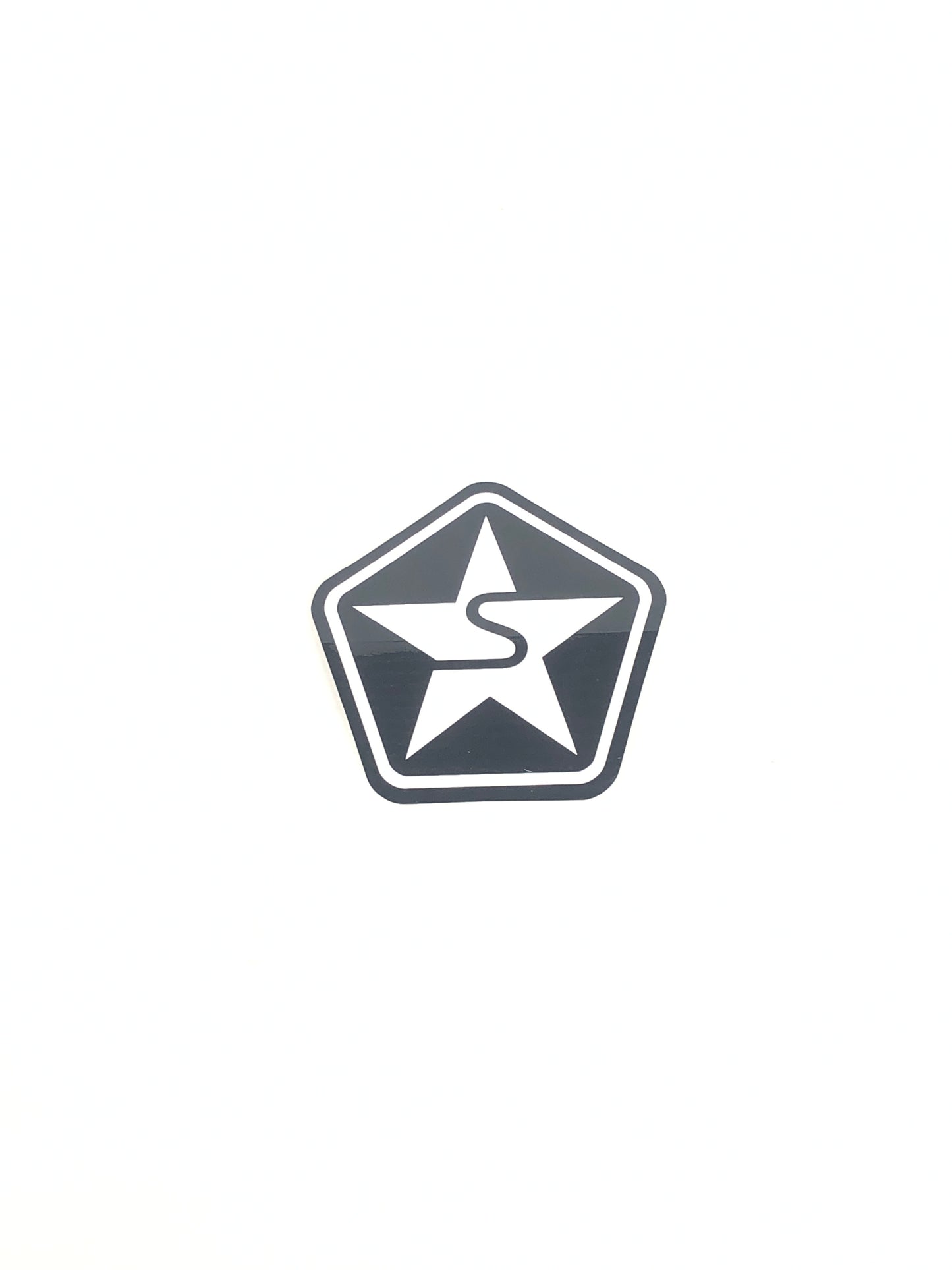 Sessions Star Black White 4.5" x 4.5" Sticker