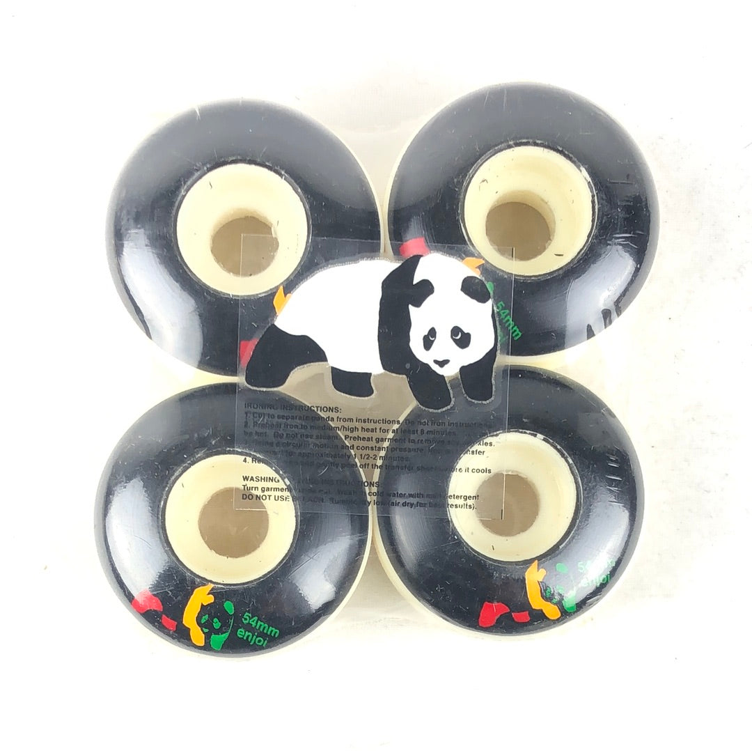 Enjoi Rasta Panda Black Red Yellow Green 54mm Skateboard Wheels