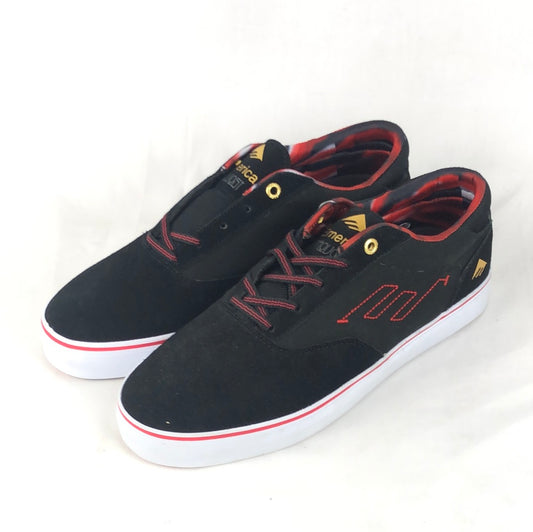 Emerica The Provost Black Red White U.S. Men Size 9
