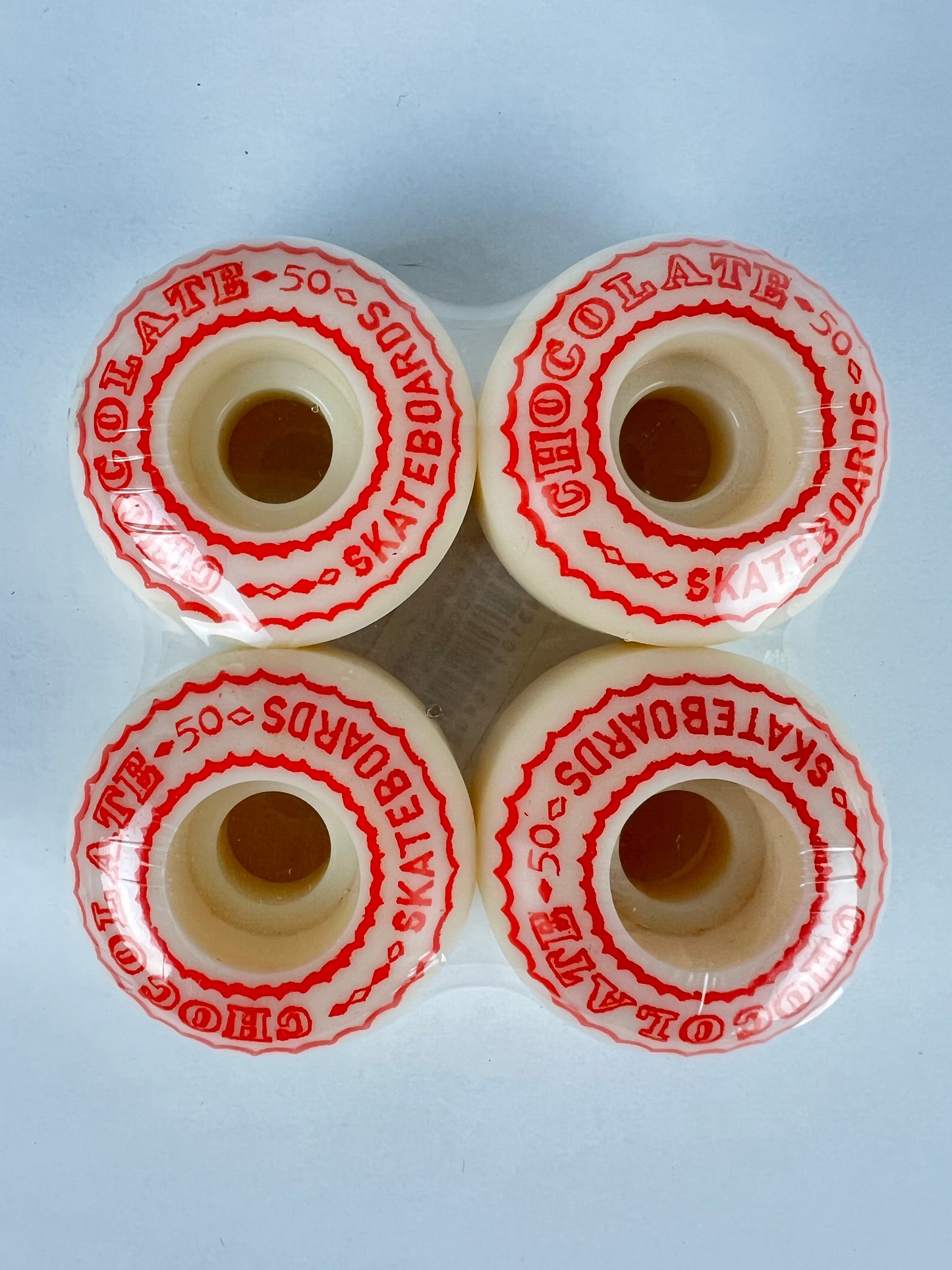 Chocolate Old Ace Red White Size 50MM Vintage NOS Wheels