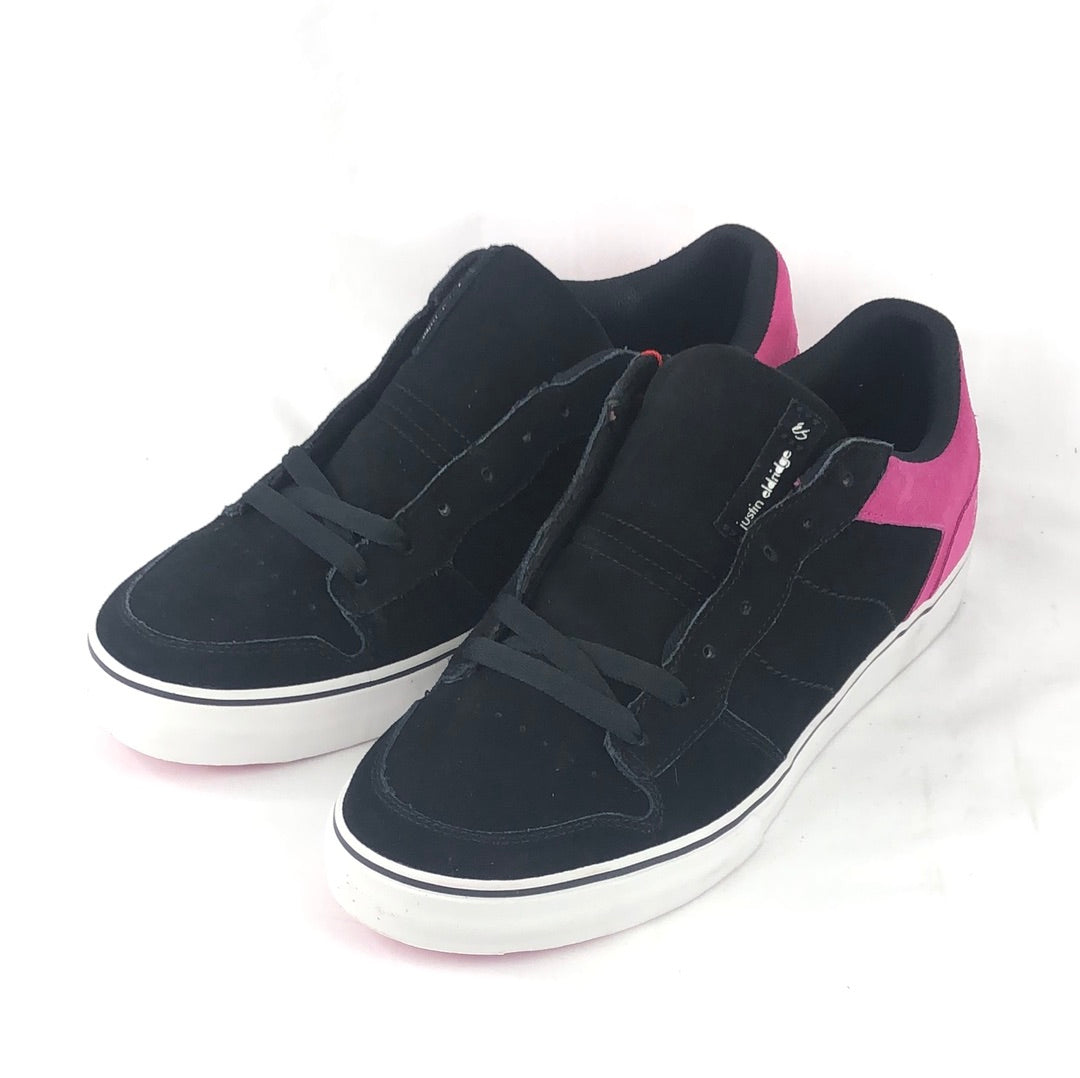 ES Theory Low Justin Eldridge Black Pink White 2008 U.S. Mens Size 10