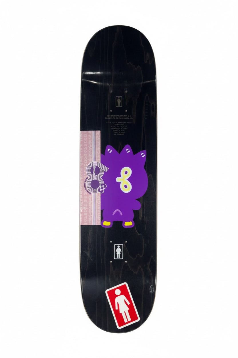 Girl Andrew Brophy Sanrio 60th Anniversary White Purple Blue Size 8.37" Vintage NOS Deck