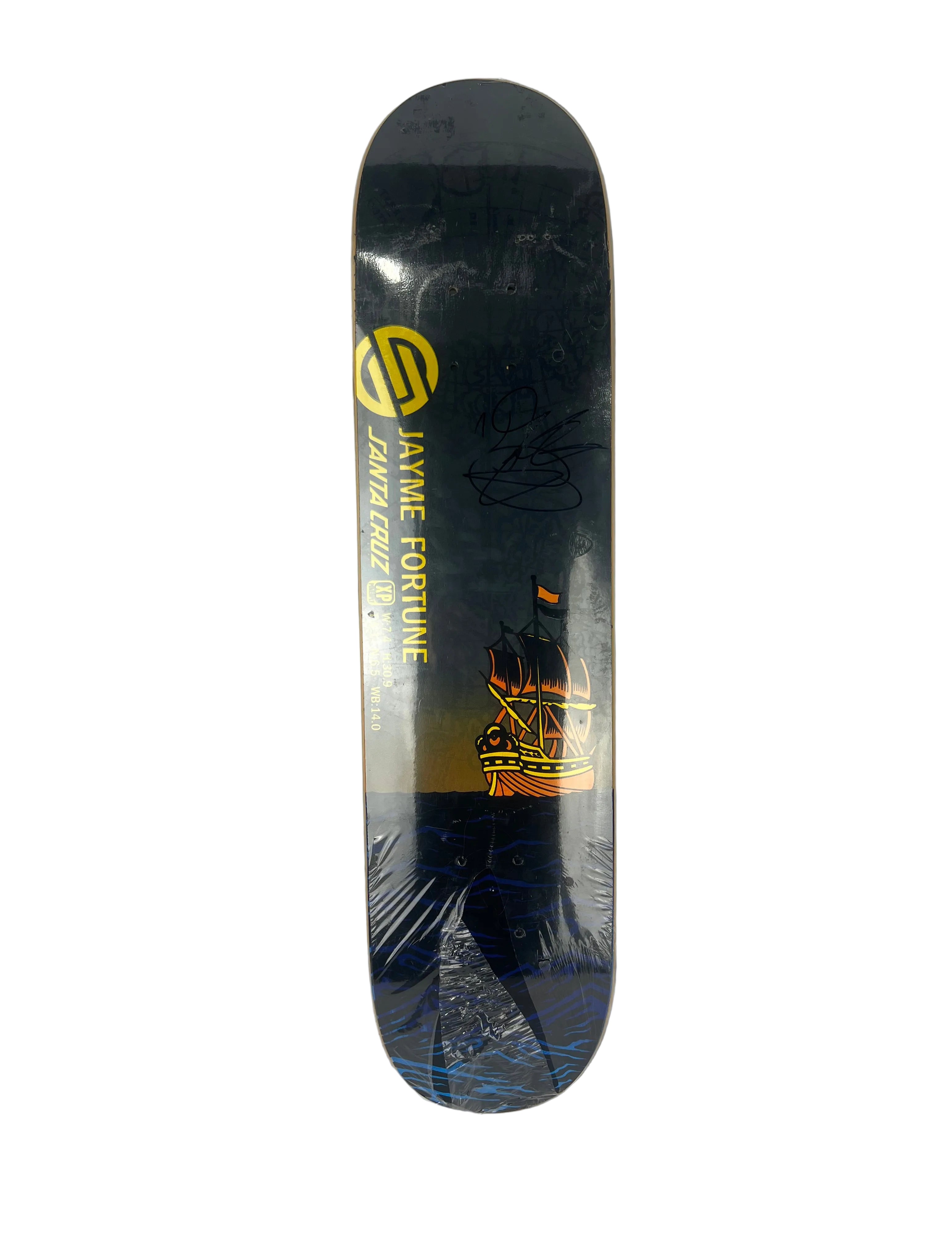 Santa Cruz Jayme Fortune Ship Signed (but not by Jayme) 7.4